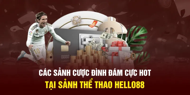 Các sảnh cược đình đám cực hot tại sảnh thể thao HELLO88